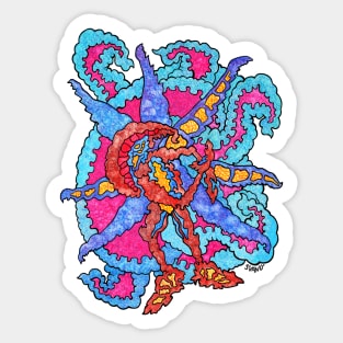 Other Worlds: Alien Tentacle Sticker